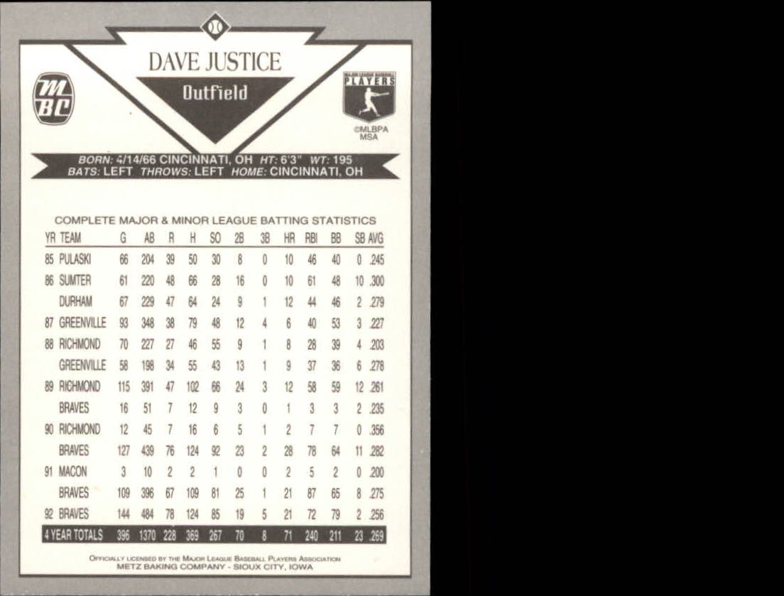 B6767- 1993 Metz Backen Baseball Card # S 1-40 -du Pick- 15 + Gratis US Schiff - Bild 23 von 69