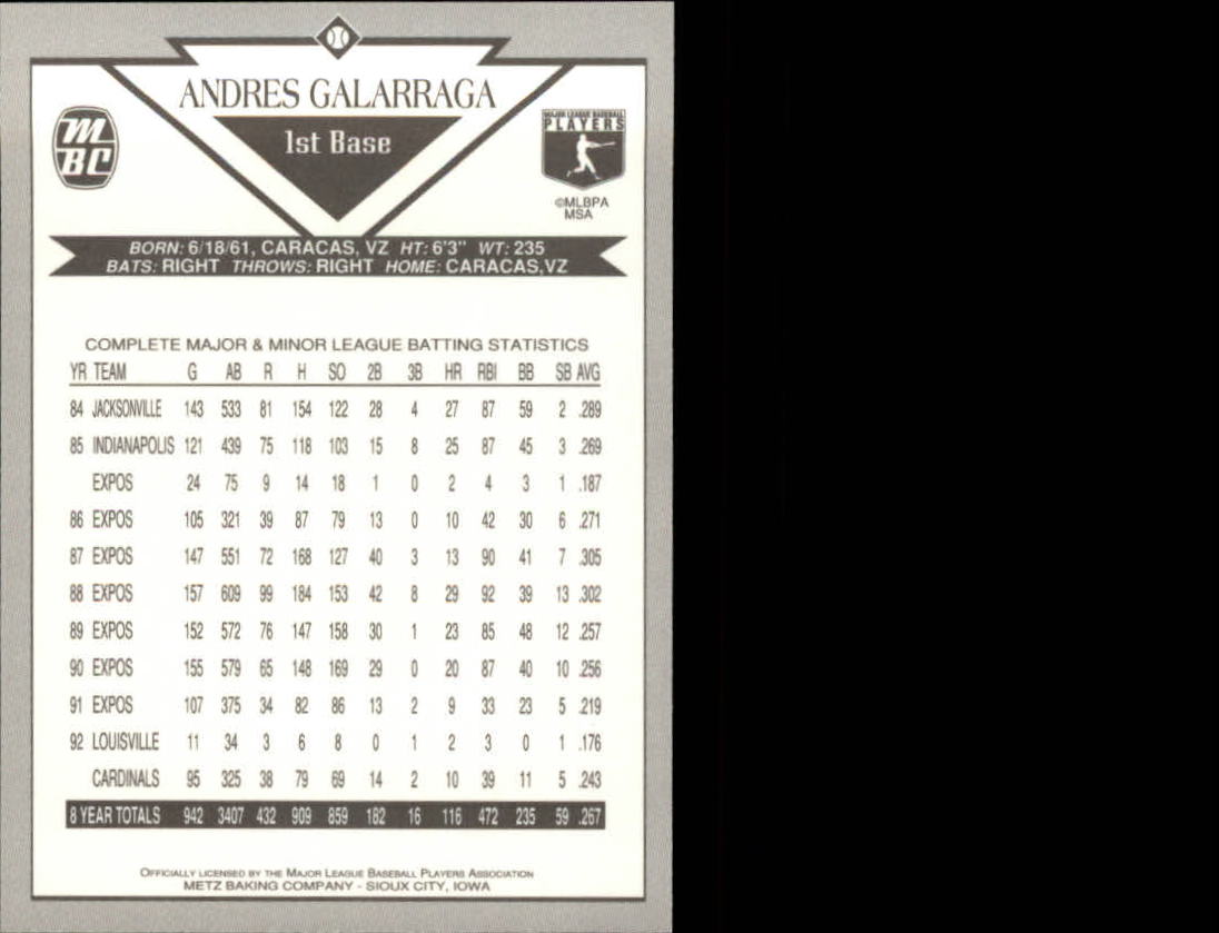 B6767- 1993 Metz Backen Baseball Card # S 1-40 -du Pick- 15 + Gratis US Schiff - Bild 45 von 69