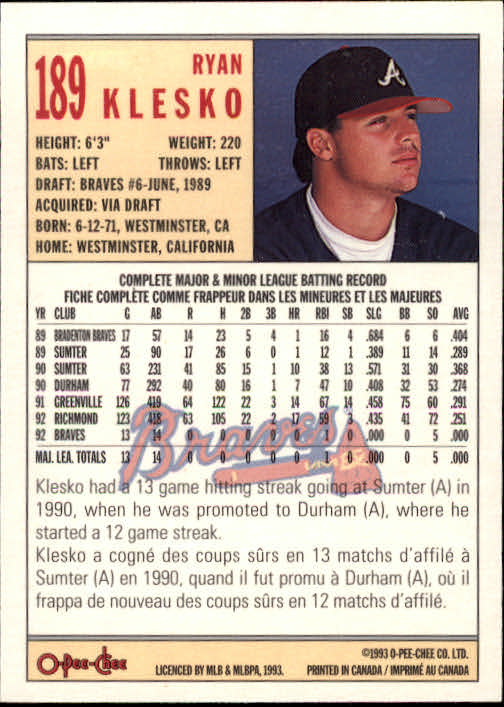 Sports Card Back