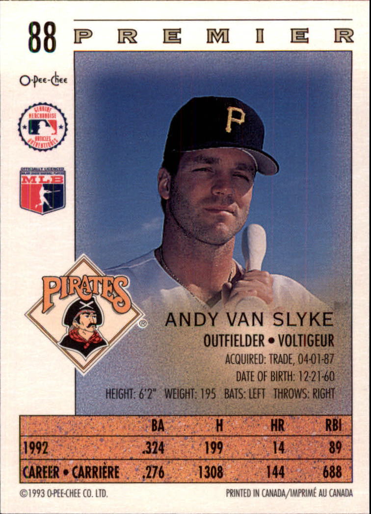 1985 Donruss #327 Andy Van Slyke - NM-MT - Card Shack