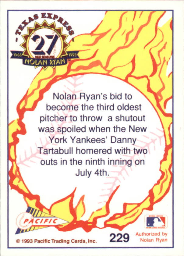 B0694- 1993 Pacific Ryan Nolan 27th Season BB 1-250 -You Pick- 15+ FREE US SHIP - Picture 448 of 488