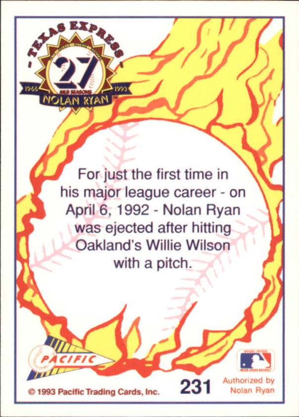 B0694- 1993 Pacific Ryan Nolan 27th Season BB 1-250 -You Pick- 15+ FREE US SHIP - Picture 452 of 488
