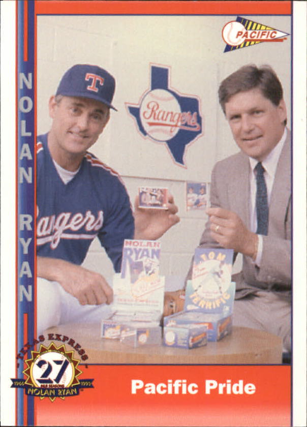 1993 Pacific Ryan 27th Season Baseball Card #242 Angels Number 30 Retired