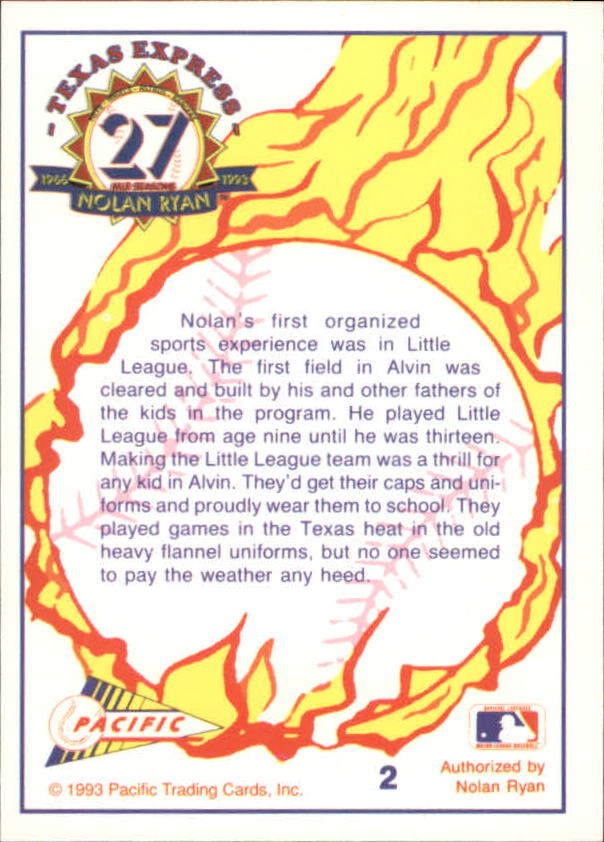 B0694- 1993 Pacific Ryan Nolan 27th Season BB 1-250 -You Pick- 15+ FREE US SHIP - Picture 5 of 488