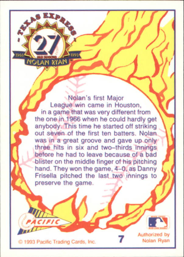 B0694- 1993 Pacific Ryan Nolan 27th Season BB 1-250 -You Pick- 15+ FREE US SHIP - Picture 13 of 488