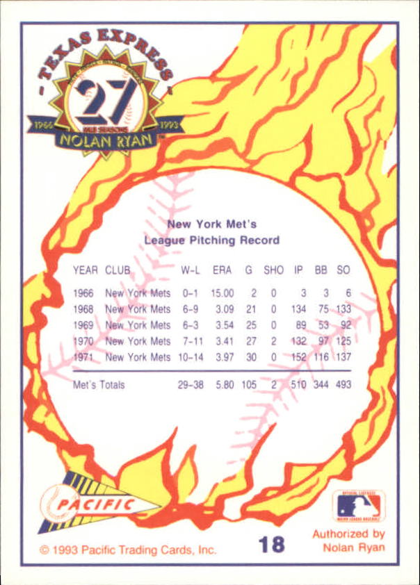 B0694- 1993 Pacific Ryan Nolan 27th Season BB 1-250 -You Pick- 15+ FREE US SHIP - Picture 35 of 488