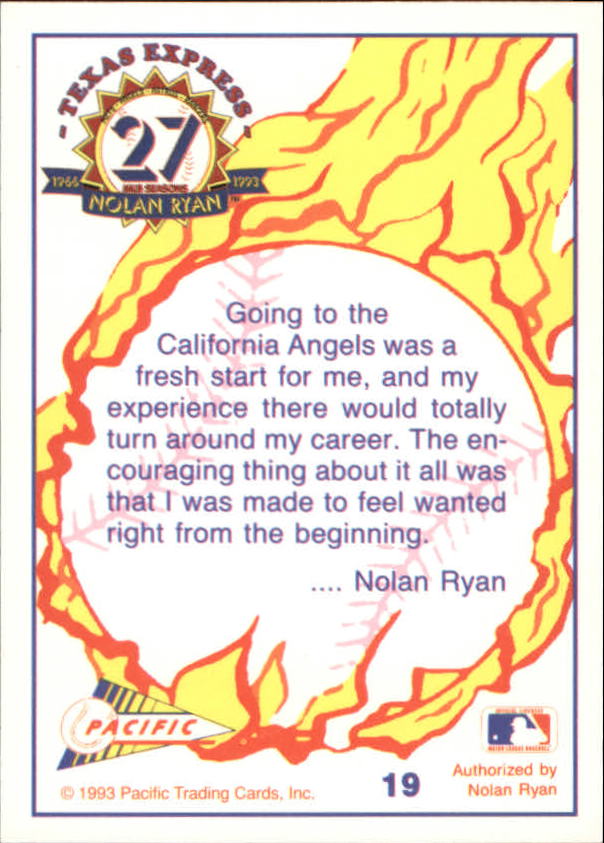 B0694- 1993 Pacific Ryan Nolan 27th Season BB 1-250 -You Pick- 15+ FREE US SHIP - Picture 37 of 488