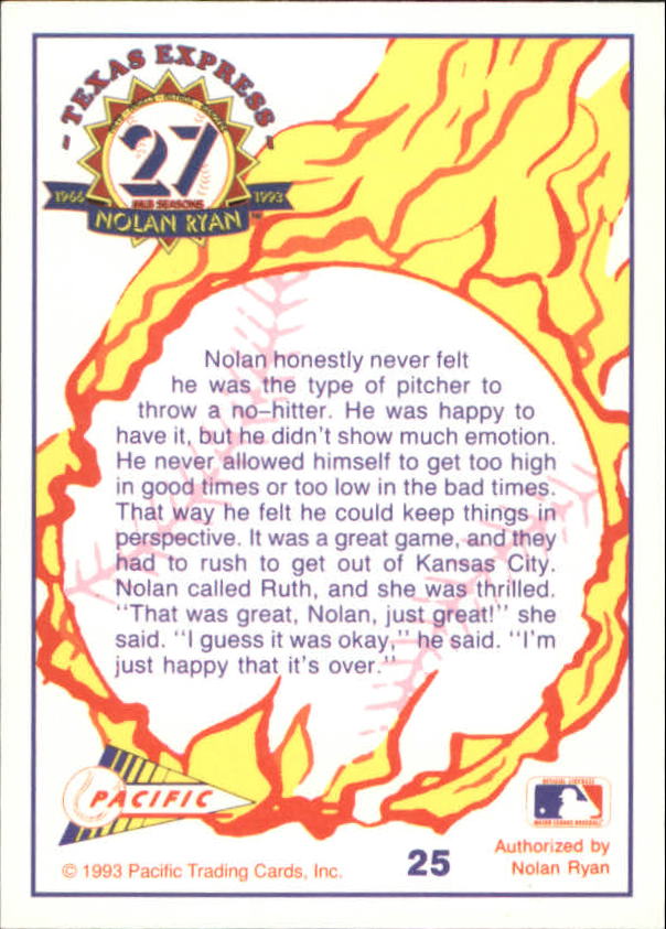 B0694- 1993 Pacific Ryan Nolan 27th Season BB 1-250 -You Pick- 15+ FREE US SHIP - Picture 49 of 488