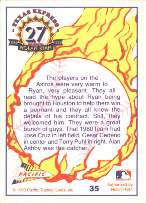 B0694- 1993 Pacific Ryan Nolan 27th Season BB 1-250 -You Pick- 15+ FREE US SHIP - Picture 69 of 488