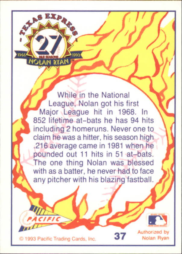 B0694- 1993 Pacific Ryan Nolan 27th Season BB 1-250 -You Pick- 15+ FREE US SHIP - Picture 73 of 488