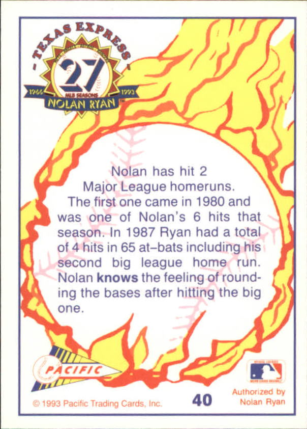B0694- 1993 Pacific Ryan Nolan 27th Season BB 1-250 -You Pick- 15+ FREE US SHIP - Picture 79 of 488