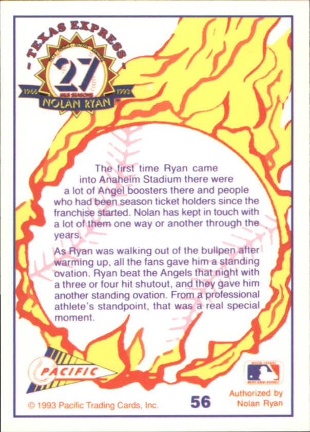 B0694- 1993 Pacific Ryan Nolan 27th Season BB 1-250 -You Pick- 15+ FREE US SHIP - Picture 111 of 488