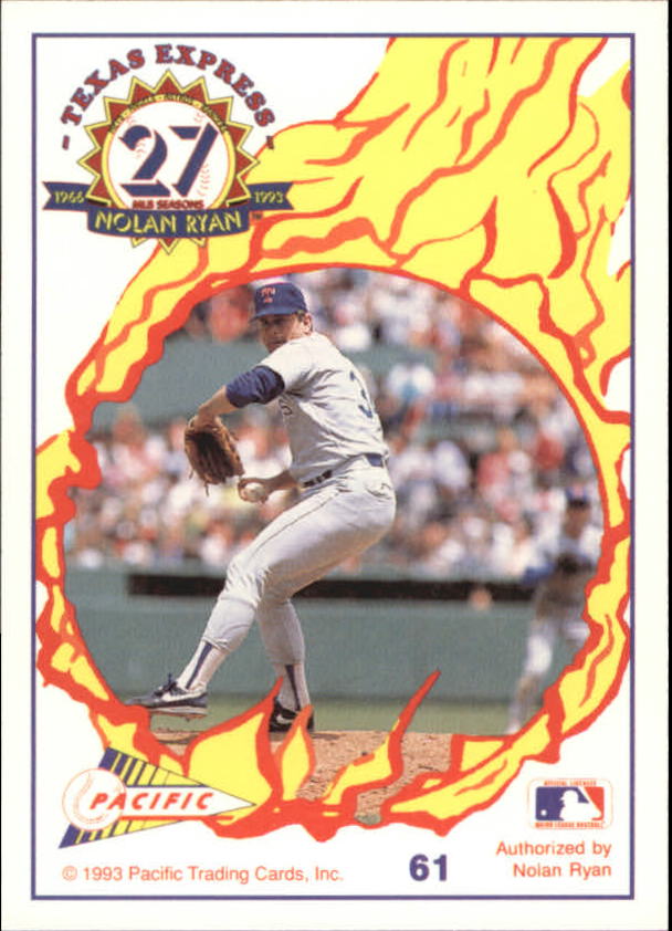 B0694- 1993 Pacific Ryan Nolan 27th Season BB 1-250 -You Pick- 15+ FREE US SHIP - Picture 121 of 488