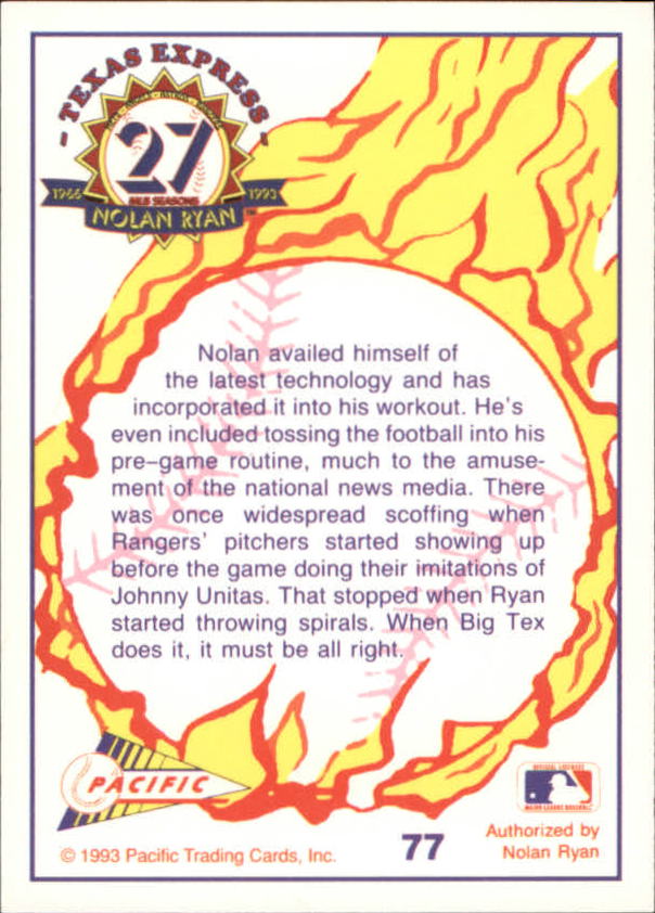 B0694- 1993 Pacific Ryan Nolan 27th Season BB 1-250 -You Pick- 15+ FREE US SHIP - Picture 153 of 488