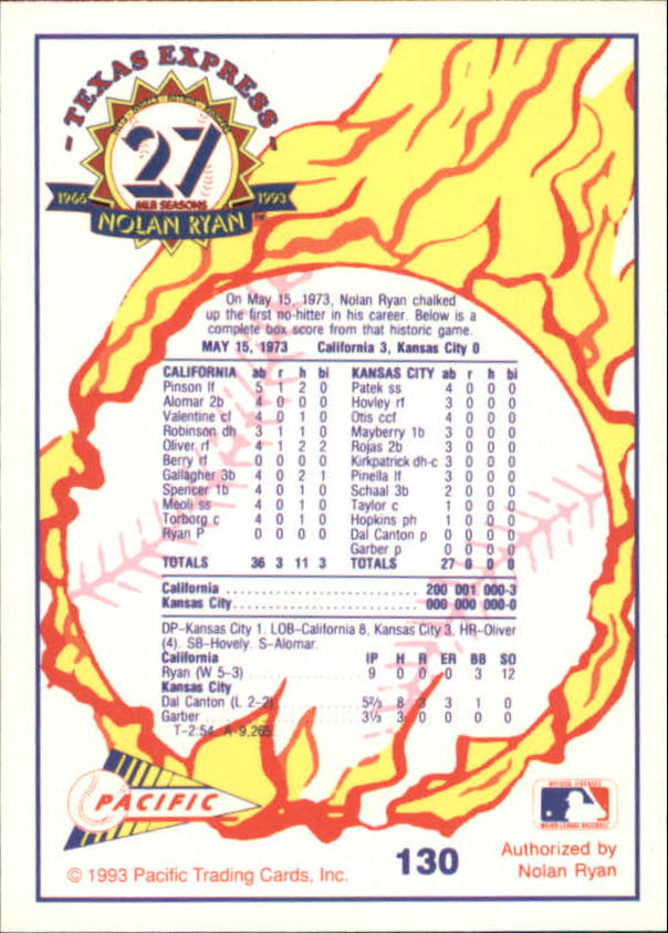 B0694- 1993 Pacific Ryan Nolan 27th Season BB 1-250 -You Pick- 15+ FREE US SHIP - Picture 254 of 488