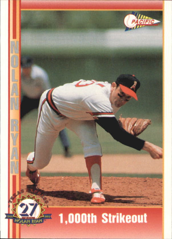 B0694- 1993 Pacific Ryan Nolan 27th Season BB 1-250 -You Pick- 15+ FREE US SHIP - Picture 255 of 488