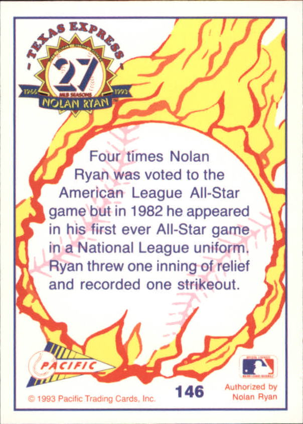 B0694- 1993 Pacific Ryan Nolan 27th Season BB 1-250 -You Pick- 15+ FREE US SHIP - Picture 286 of 488