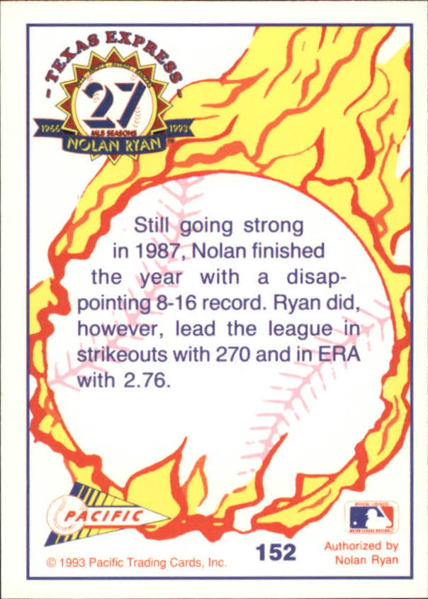 B0694- 1993 Pacific Ryan Nolan 27th Season BB 1-250 -You Pick- 15+ FREE US SHIP - Picture 298 of 488