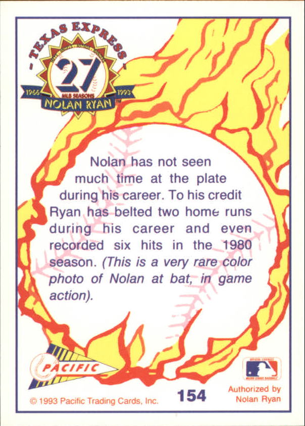 B0694- 1993 Pacific Ryan Nolan 27th Season BB 1-250 -You Pick- 15+ FREE US SHIP - Picture 302 of 488