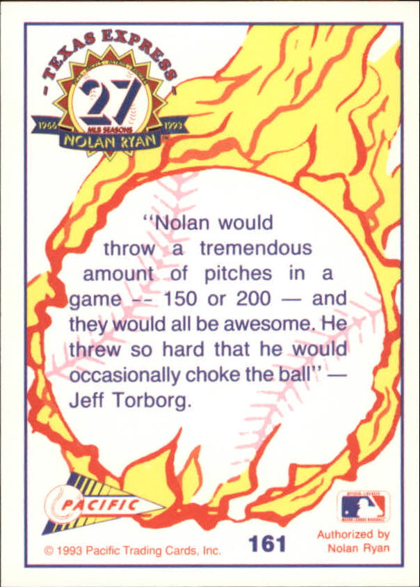 B0694- 1993 Pacific Ryan Nolan 27th Season BB 1-250 -You Pick- 15+ FREE US SHIP - Picture 316 of 488