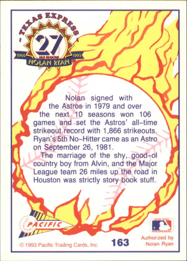 B0694- 1993 Pacific Ryan Nolan 27th Season BB 1-250 -You Pick- 15+ FREE US SHIP - Picture 320 of 488