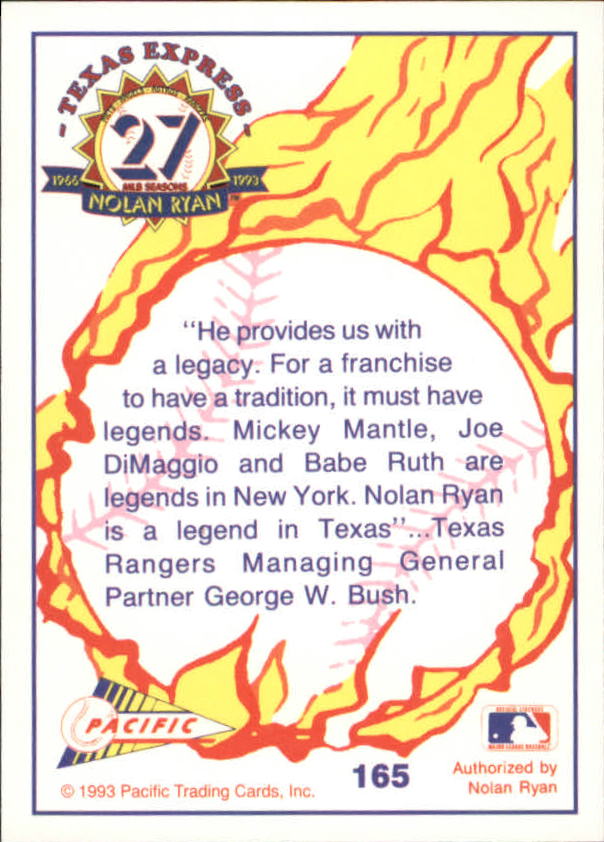 B0694- 1993 Pacific Ryan Nolan 27th Season BB 1-250 -You Pick- 15+ FREE US SHIP - Picture 324 of 488