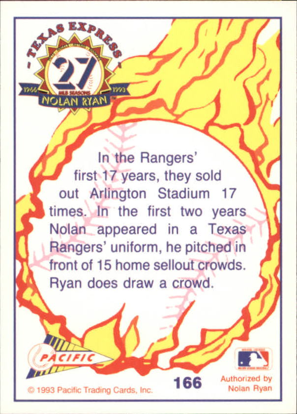 B0694- 1993 Pacific Ryan Nolan 27th Season BB 1-250 -You Pick- 15+ FREE US SHIP - Picture 326 of 488
