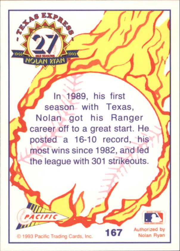 B0694- 1993 Pacific Ryan Nolan 27th Season BB 1-250 -You Pick- 15+ FREE US SHIP - Picture 328 of 488