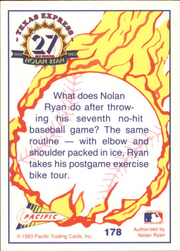 B0694- 1993 Pacific Ryan Nolan 27th Season BB 1-250 -You Pick- 15+ FREE US SHIP - Picture 350 of 488