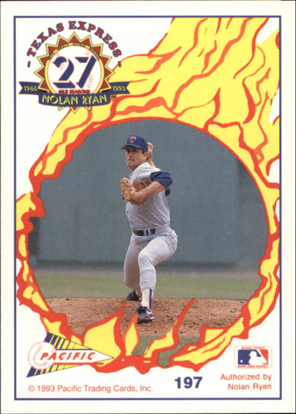 B0694- 1993 Pacific Ryan Nolan 27th Season BB 1-250 -You Pick- 15+ FREE US SHIP - Picture 386 of 488