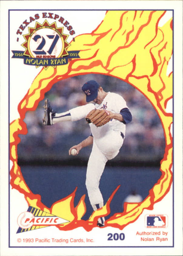 B0694- 1993 Pacific Ryan Nolan 27th Season BB 1-250 -You Pick- 15+ FREE US SHIP - Picture 392 of 488