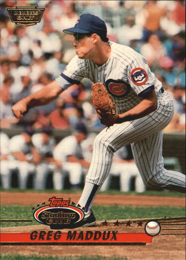 1993 Stadium Club Members Only Parallel #2 Greg Maddux
