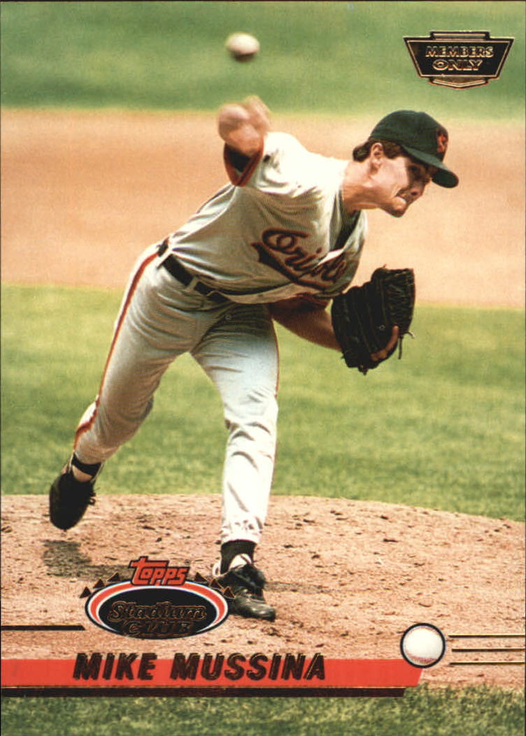 1993 Stadium Club Members Only Parallel #77 Mike Mussina