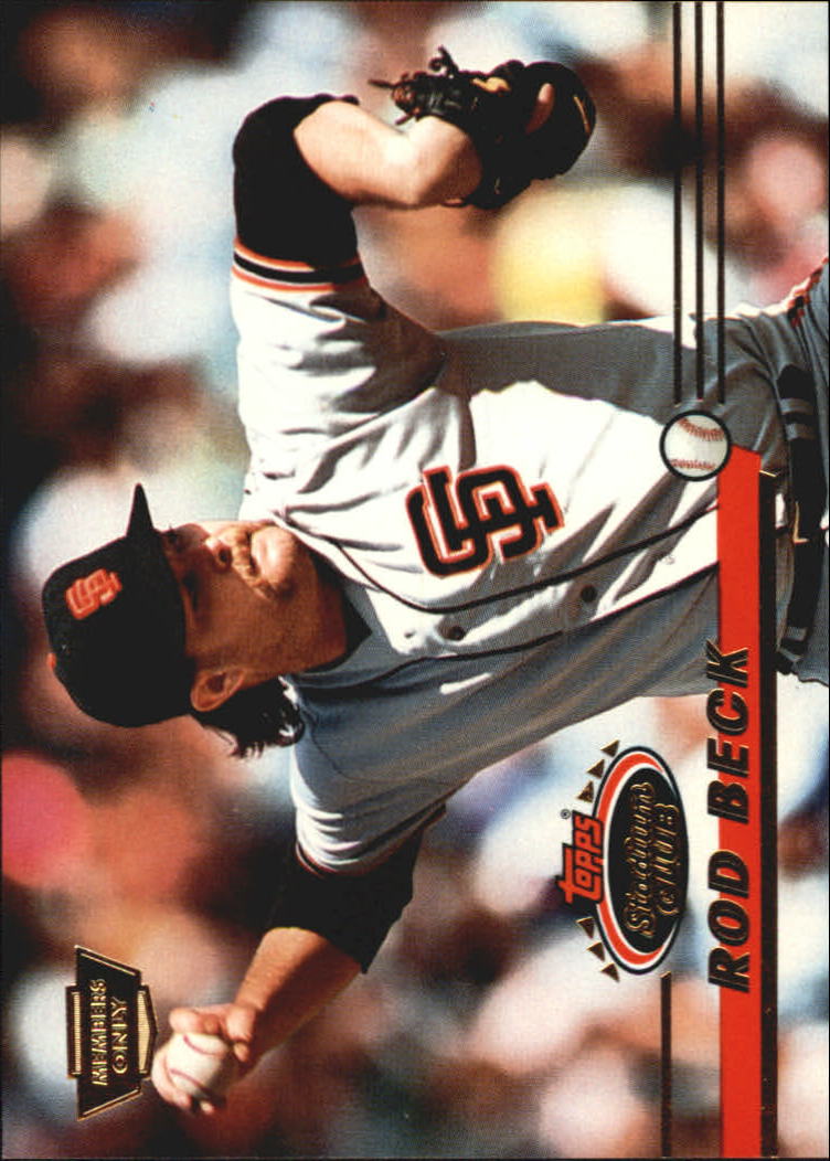 1993 Stadium Club Members Only Parallel #81 Rod Beck