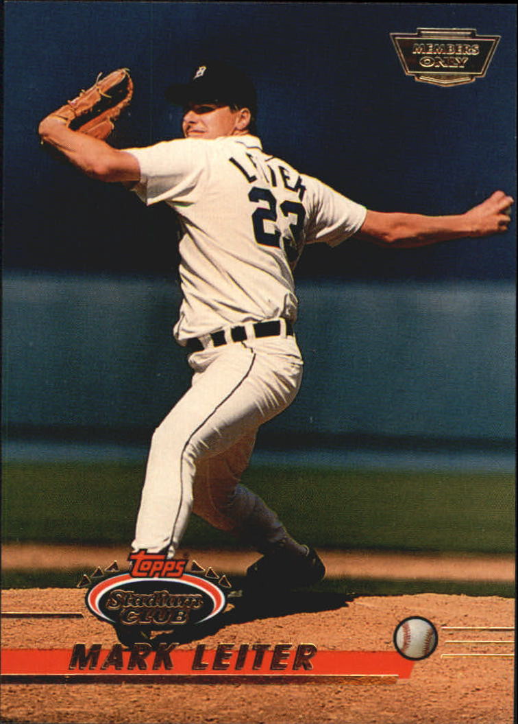 1993 Stadium Club Members Only Parallel #116 Mark Leiter