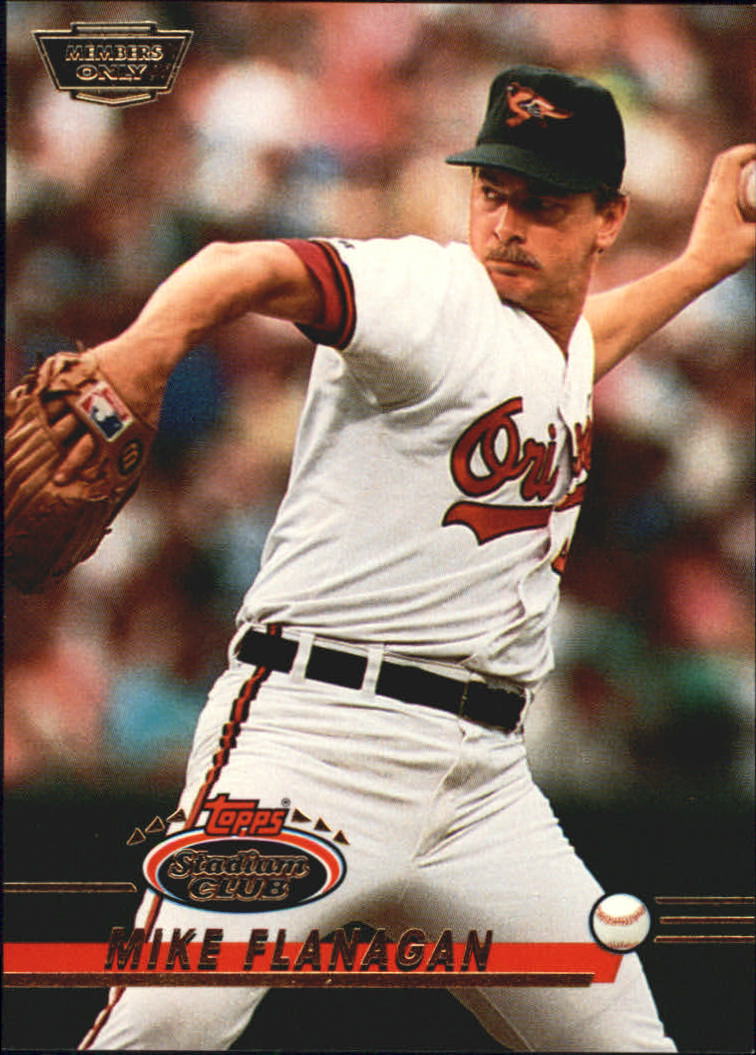 1993 Stadium Club Members Only Parallel #123 Mike Flanagan