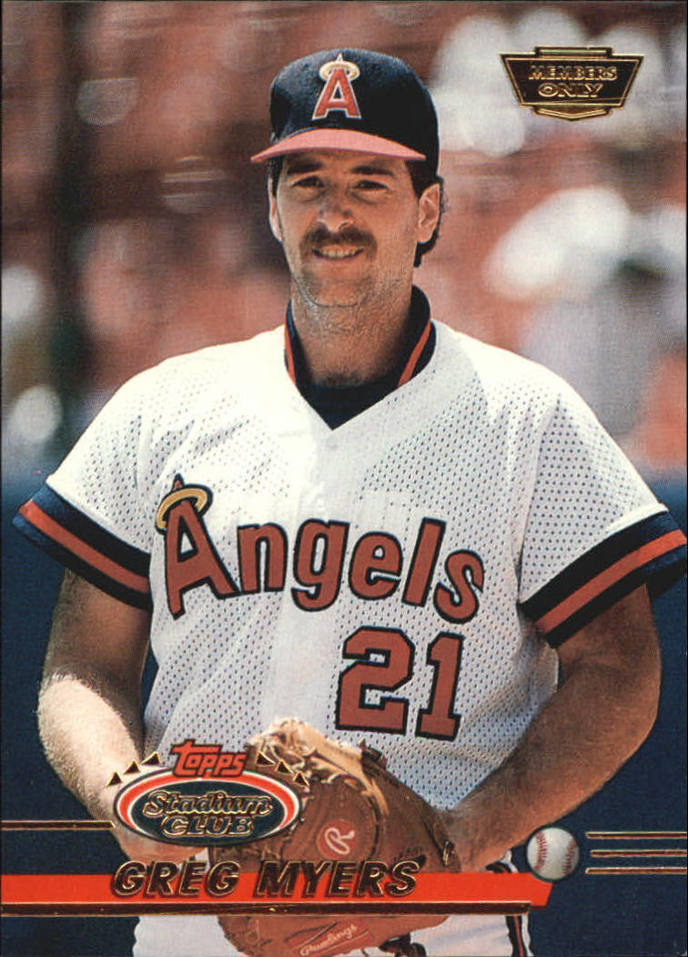 1993 Stadium Club Members Only Parallel #490 Greg Myers