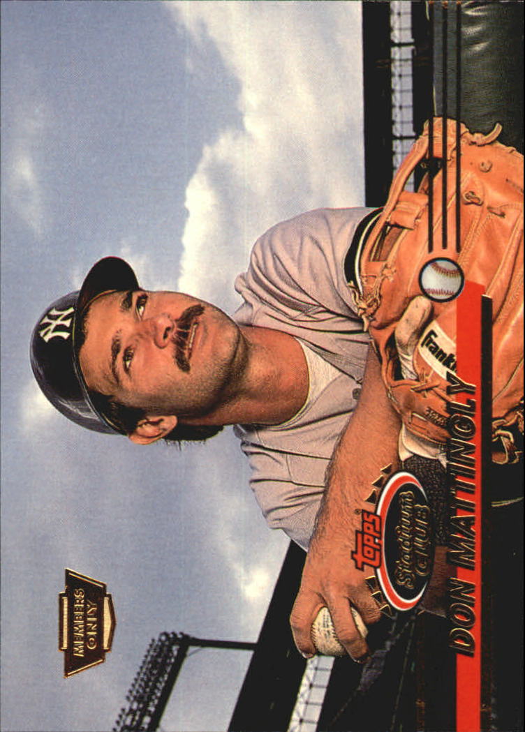 1993 Stadium Club Members Only Parallel #557 Don Mattingly