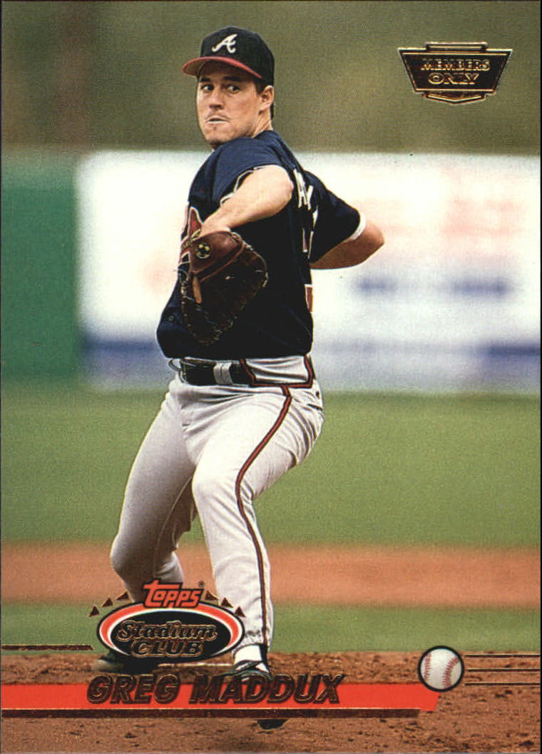 1993 Stadium Club Members Only Parallel #665 Greg Maddux