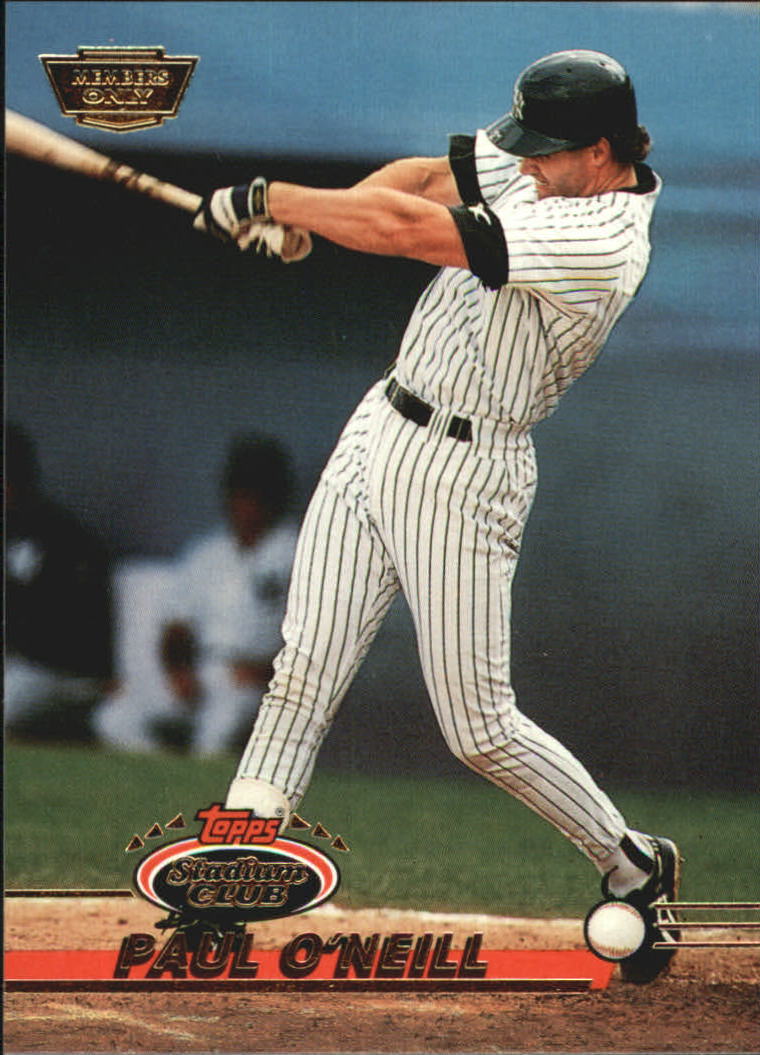 1993 Stadium Club Members Only Parallel #717 Paul O'Neill