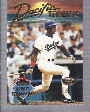 1993 Stadium Club Members Only Parallel #MB4 D.Strawberry/K.Griffey back image
