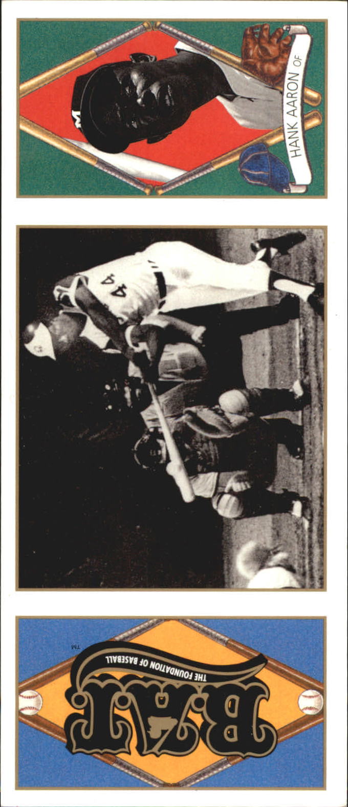 1993 Upper Deck All-Time Heroes #1 Hank Aaron
