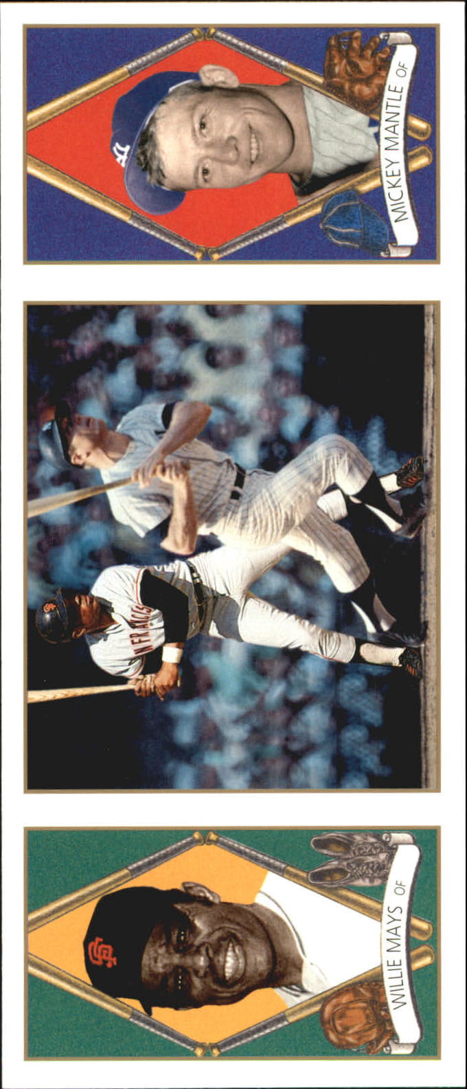 1993 Upper Deck All-Time Heroes #137 Mickey Mantle/Willie Mays