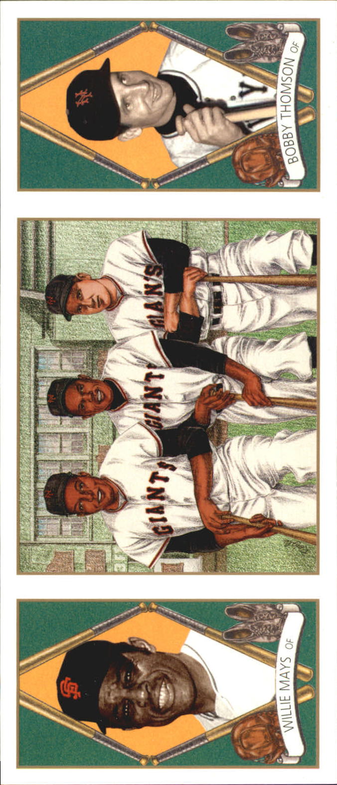1993 Upper Deck All-Time Heroes #164 Willie Mays/Bobby Thomson