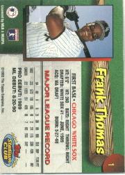 1993 White Sox Stadium Club #1 Frank Thomas back image