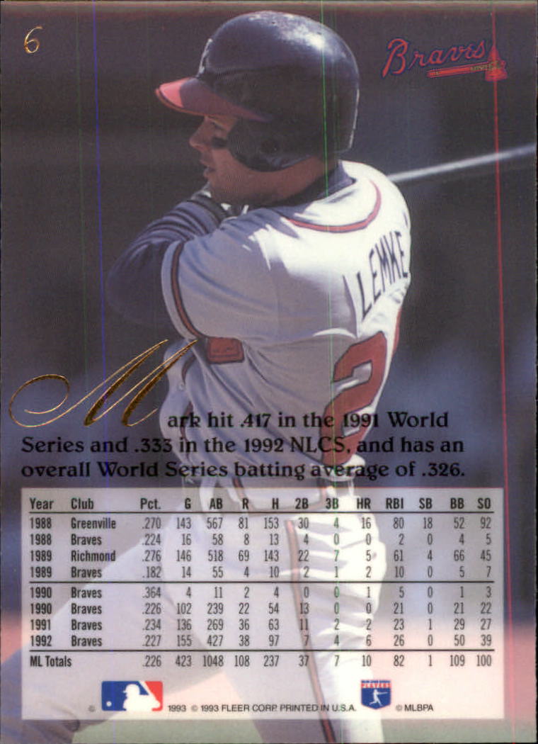1993 Fleer Flair Steve Buechele Chicago Cubs #13