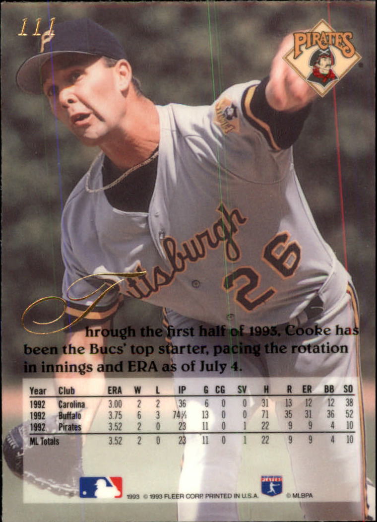 1993 Flair (Fleer) Baseball "Main Set" Cards #1 to #150 Rookies and Veterans - Picture 223 of 299