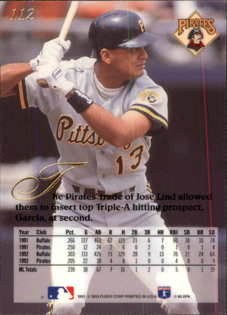 1993 Flair (Fleer) Baseball "Main Set" Cards #1 to #150 Rookies and Veterans - Picture 225 of 299