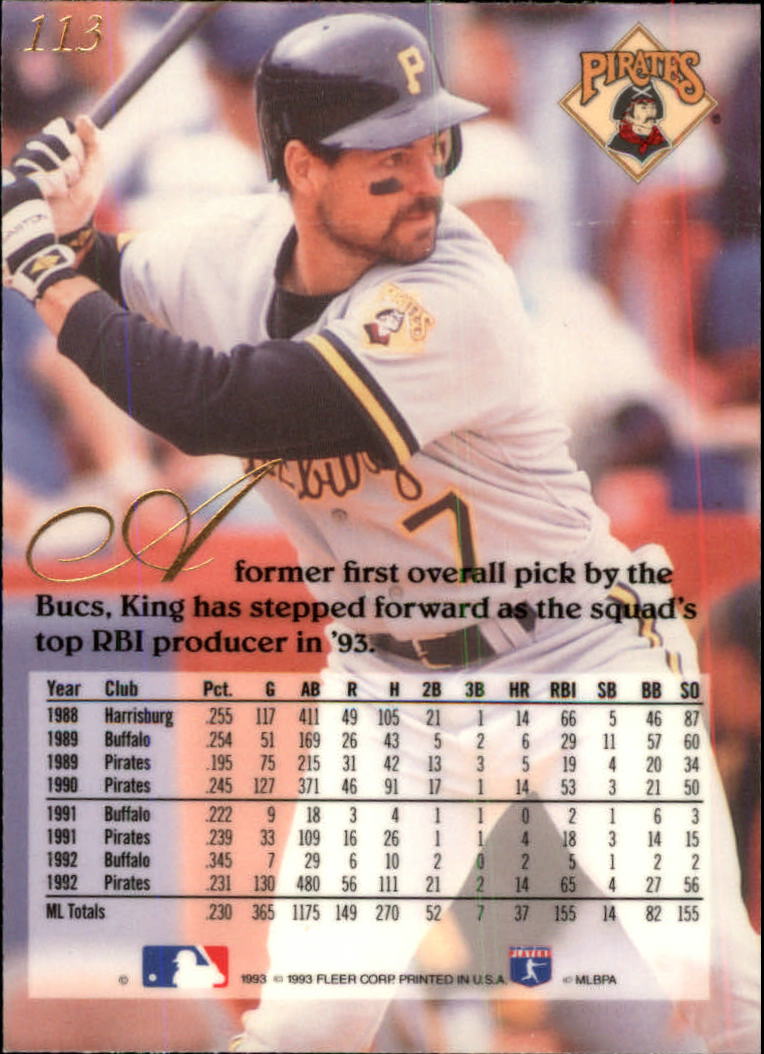 1993 Flair (Fleer) Baseball "Main Set" Cards #1 to #150 Rookies and Veterans - Picture 227 of 299