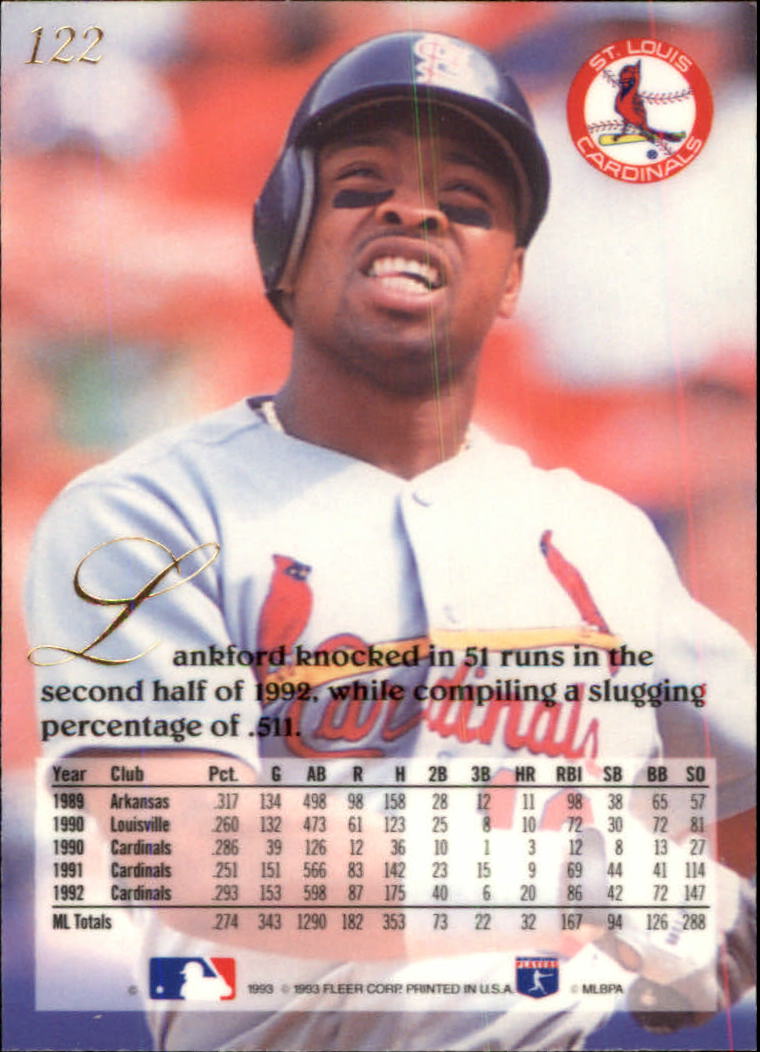 1993 Flair (Fleer) Baseball "Main Set" Cards #1 to #150 Rookies and Veterans - Picture 245 of 299